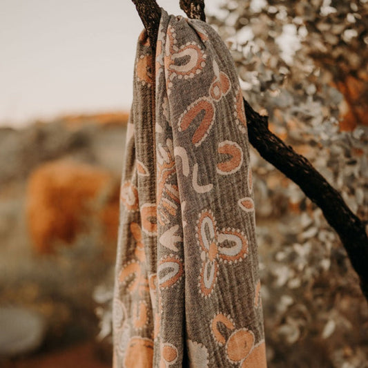 MAYDE beach towel Kalkadoon Xl - Charcoal