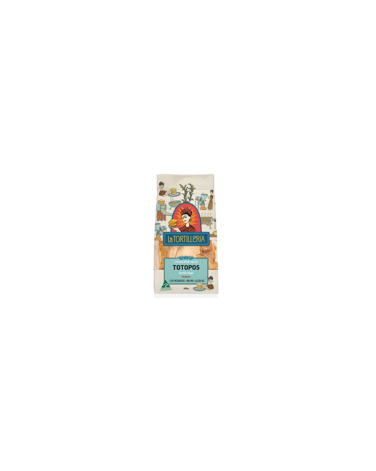La Tortilleria - Tortilla Chips Corn Totopos 200g