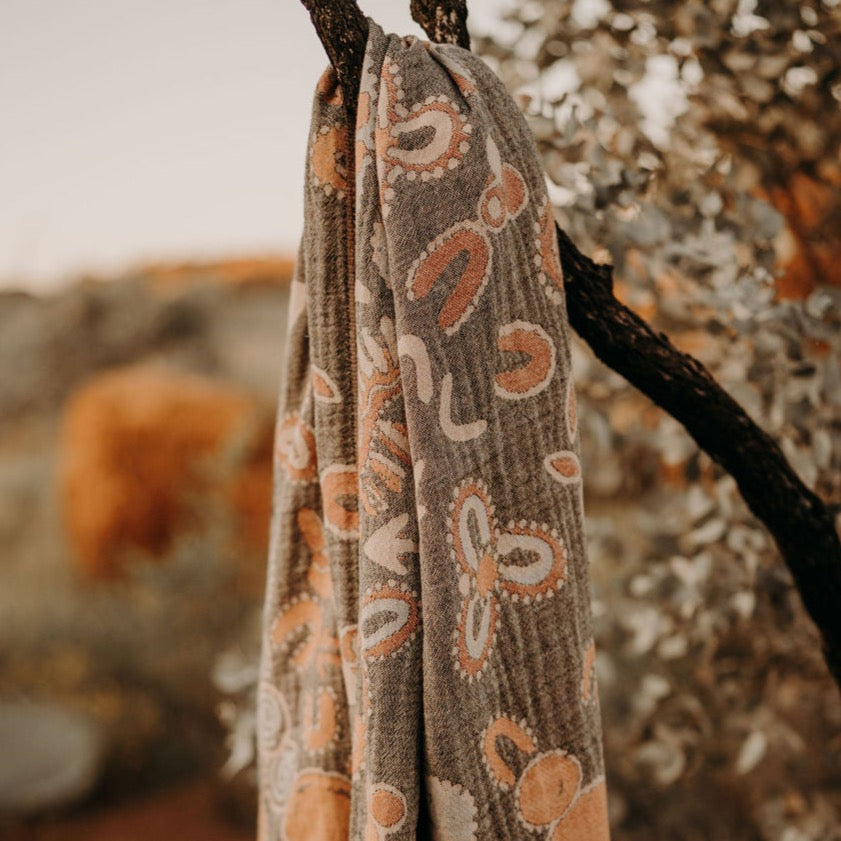 MAYDE beach towel Kalkadoon Xl - Charcoal