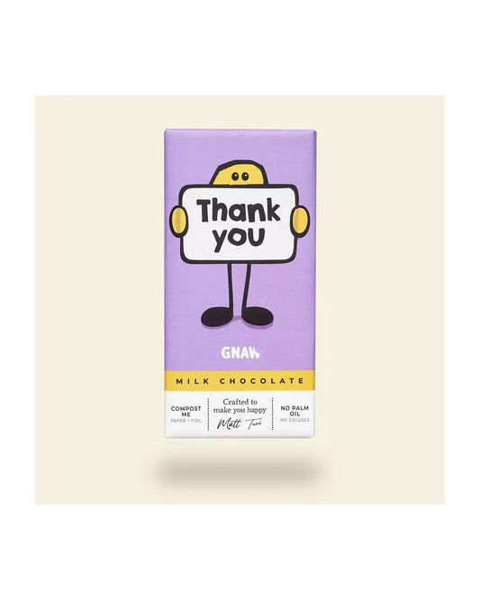 GNAW Thank You Milk Chocolate 80 g