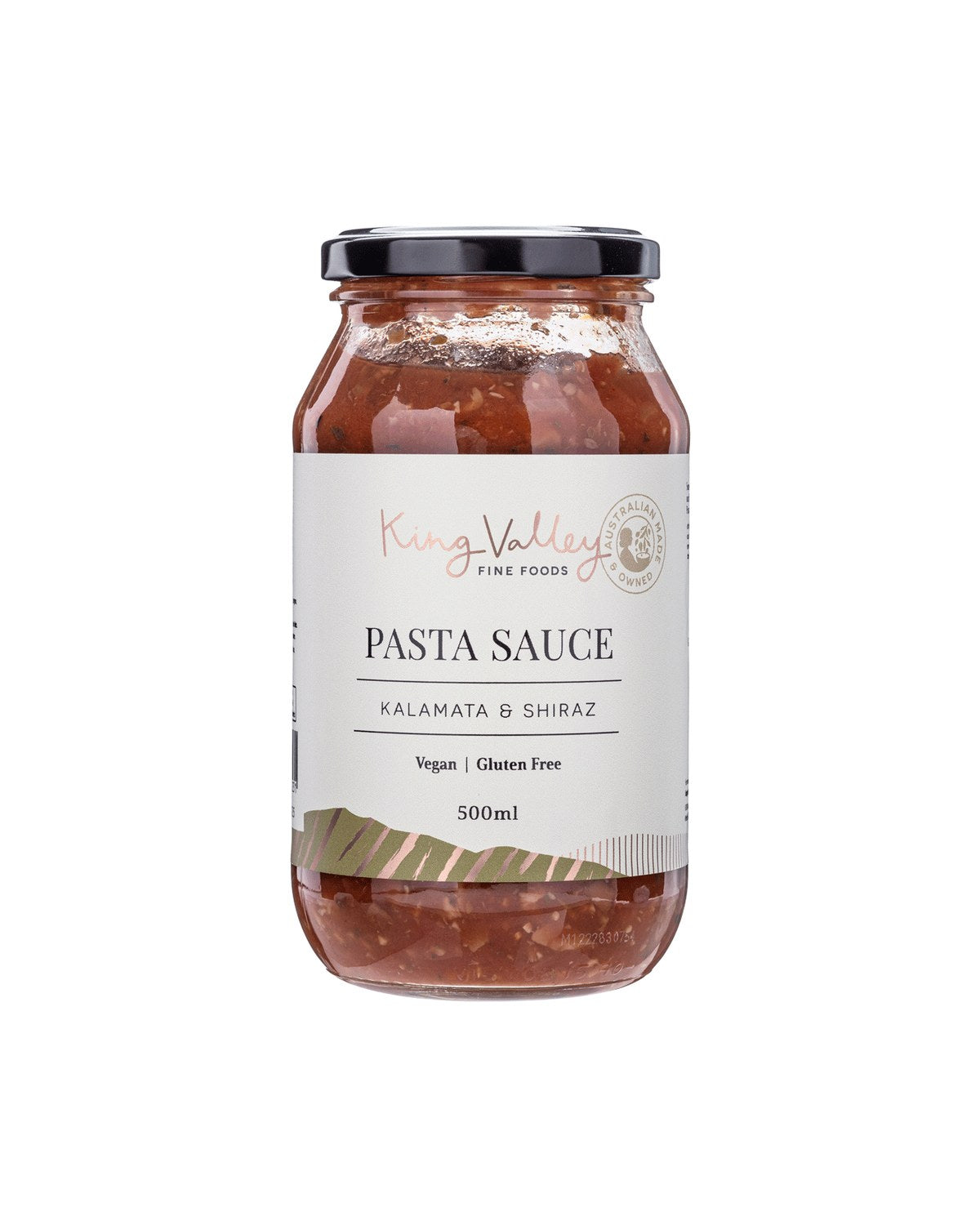 King Valley Pasta Sauce - Kalamata Shiraz Sauce 500ml