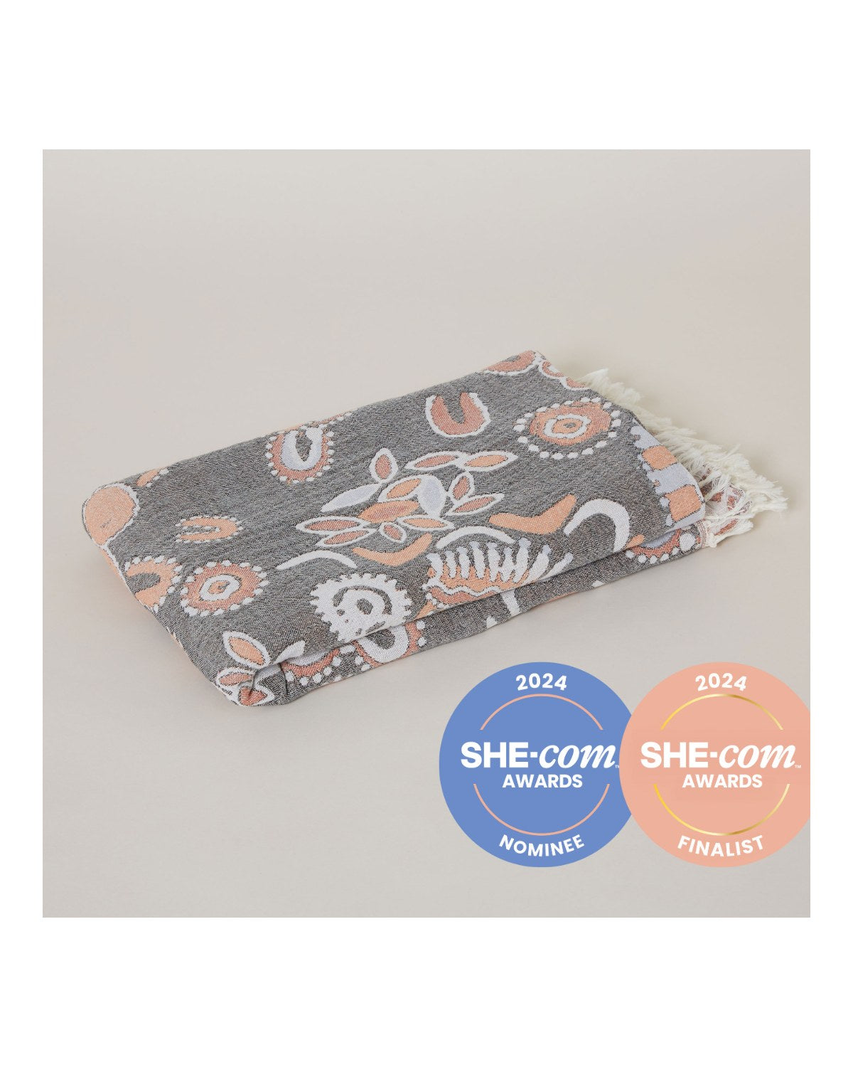 MAYDE beach towel Kalkadoon Xl - Charcoal